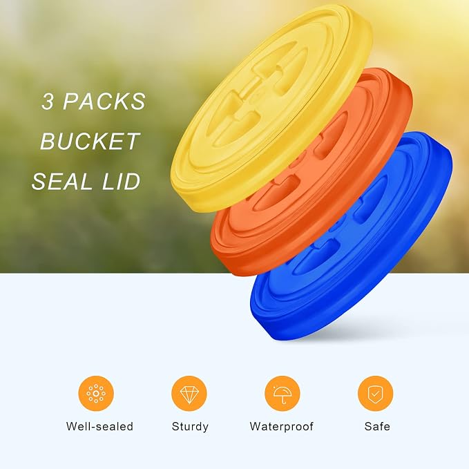 Yellow, Orange, Blue