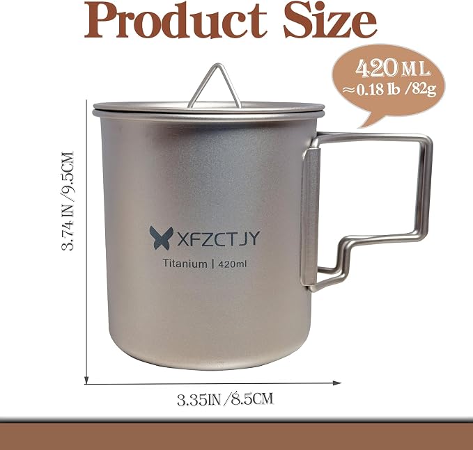 420ML Titanium Cup