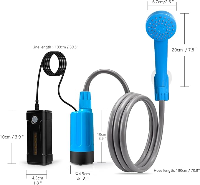 Blue - Two Batteries