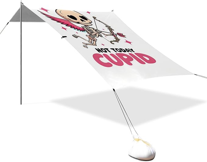 Not Today Cupid Skeleton Angel