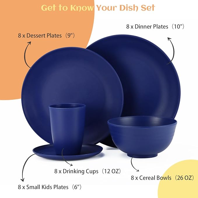 40pcs Blue