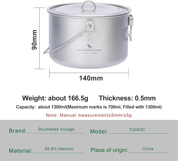 Ti2043C-1300ml pot
