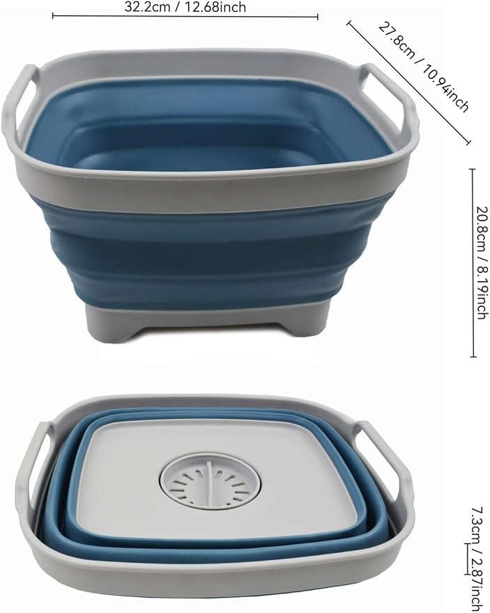 Grey/Steel Blue (Set of 2)
