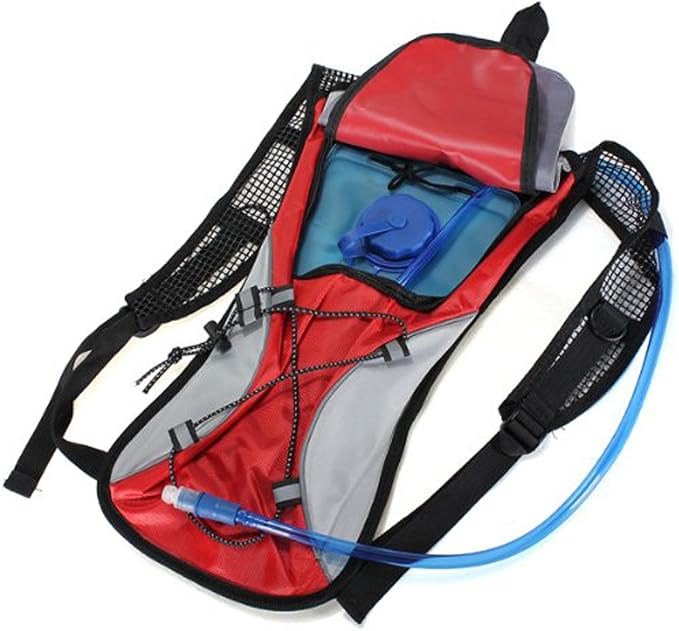Red with 2L water bladder