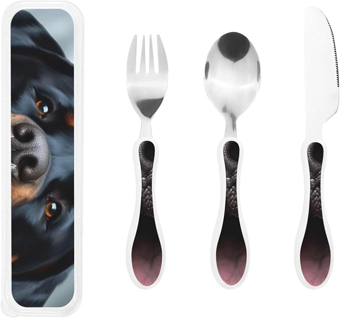 Rottweiler Dogs Tongue Head