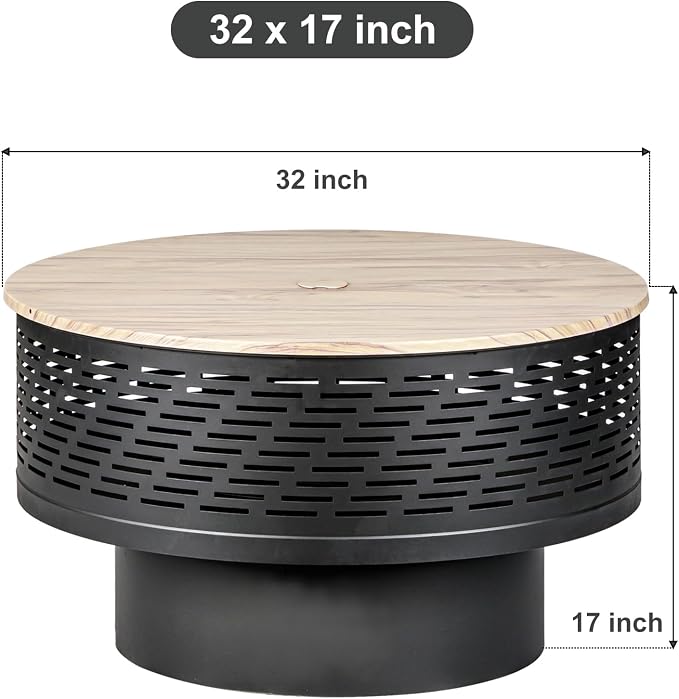 Light wood grain/Black