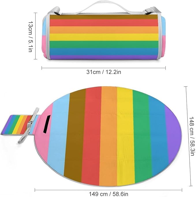 Progress Flag Rainbow Colours