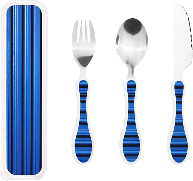Blue Corrugated Wall Art