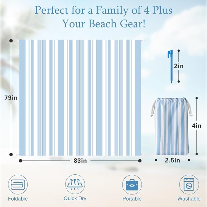 Blue White Striped