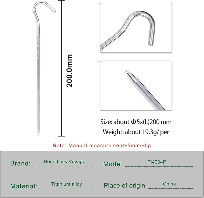 Ti4004P-6pcs(200*5mm)