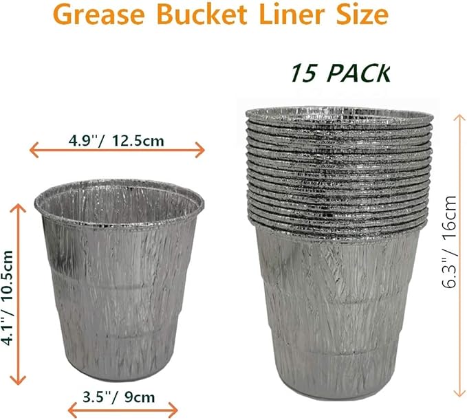 Black Bucket & 15-pack Liners