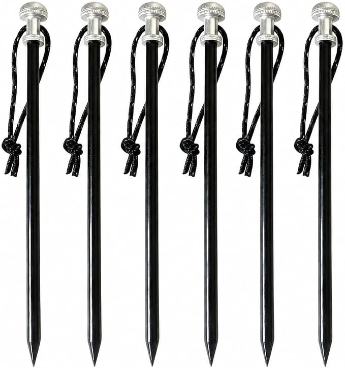Black Tent Stakes