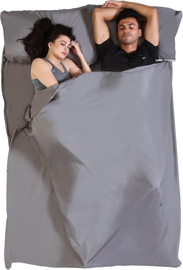 Double (Fits 2 People) - Gray with Zipper