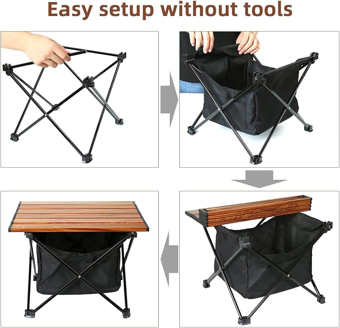 With Storage Bag Wood Grain