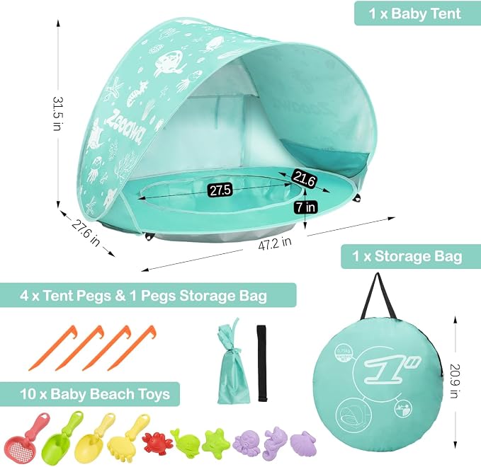 Patterned Mint Green