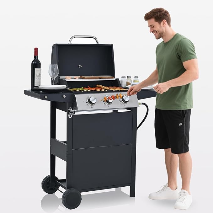 Black 3 Burner, 25650 BTU