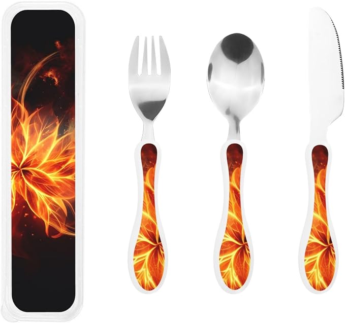 Abstract Fire Flowers