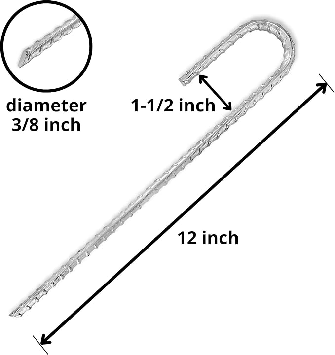 C tent stakes - 4 pcs