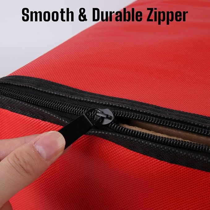 Red Bag with Drink Carrier