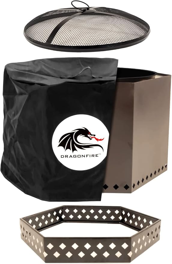 Bronze Backyard Smokeless Firepit