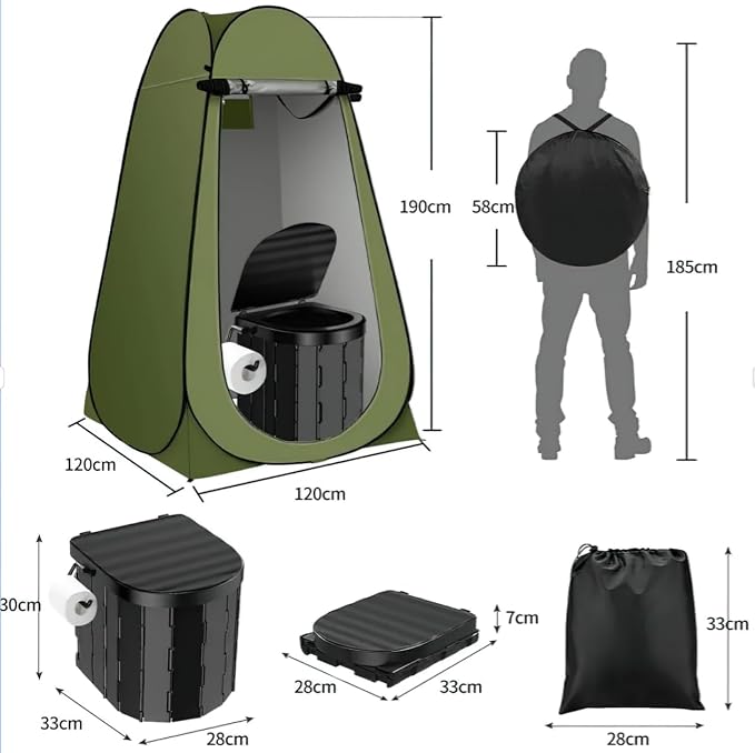 Toilet+Green Tent