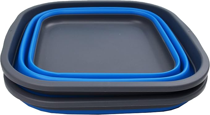 Grey/Blue (Set of 2)