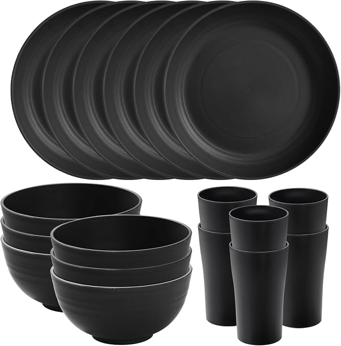 18 Piece-Black