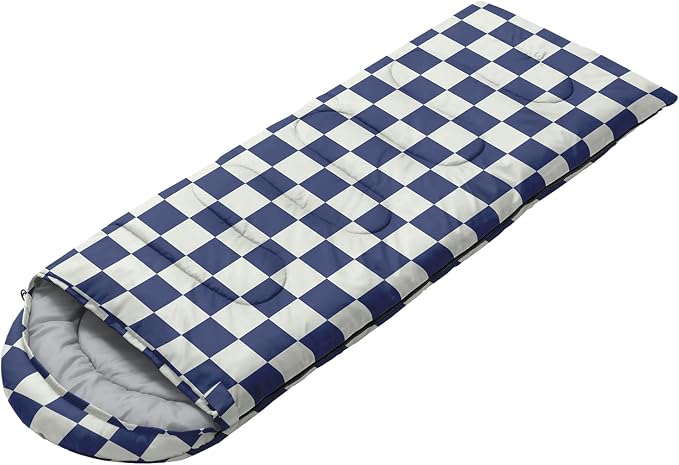 Purple and White Check