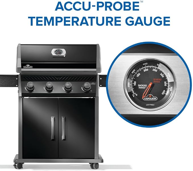 Rogue 525 Natural Gas Black, SS Grids