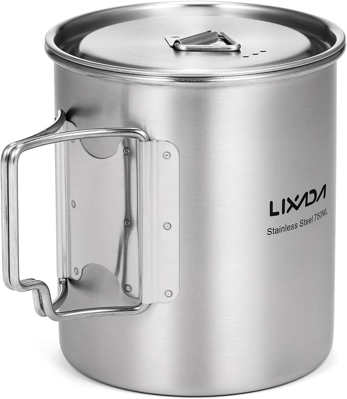 750ML Stainless Steel Cup with Spoon