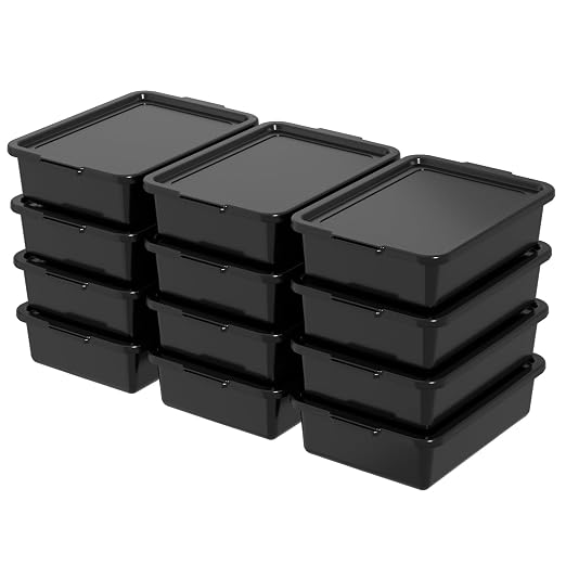 Black with lid
