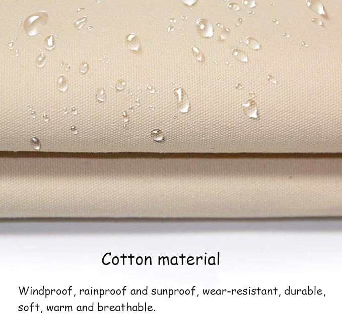 Cotton Canvas-13'Lx9.8'Wx6.89'H (4X3X2.1m)