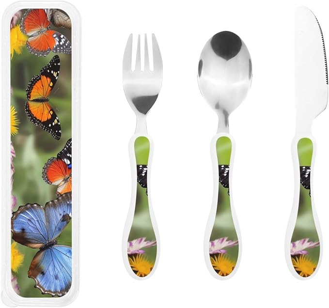 Group Of Butterflies