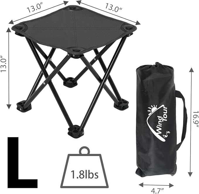 13.0”x13.0” Large Black -1
