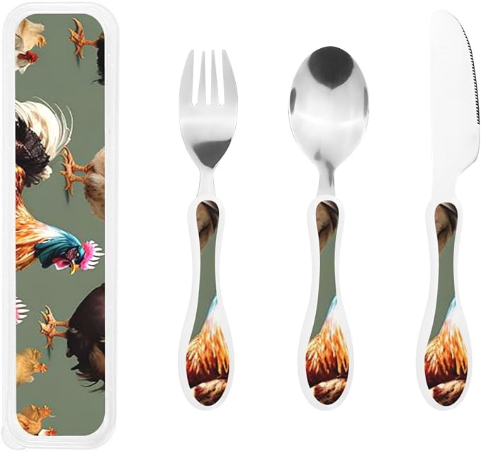 Chicken And Rooster Print