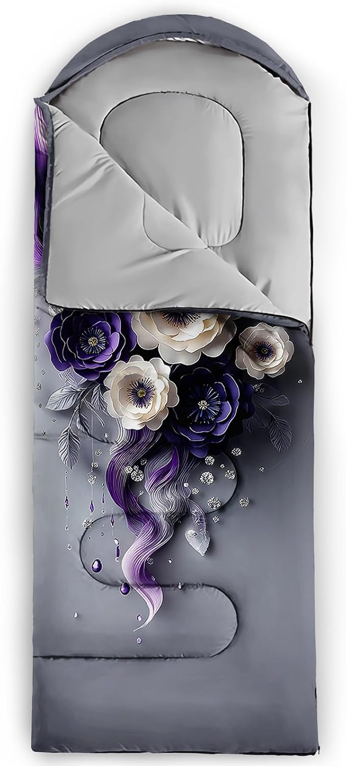 Purple White Flowers 44