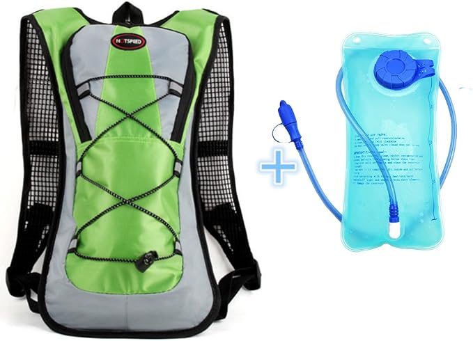 Green with 2L water bladder