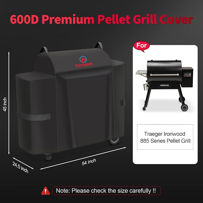 Black - Fit Traeger Ironwood 885 Series