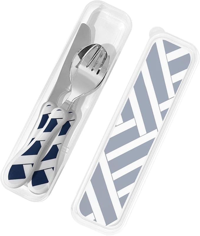 Blue And White Line