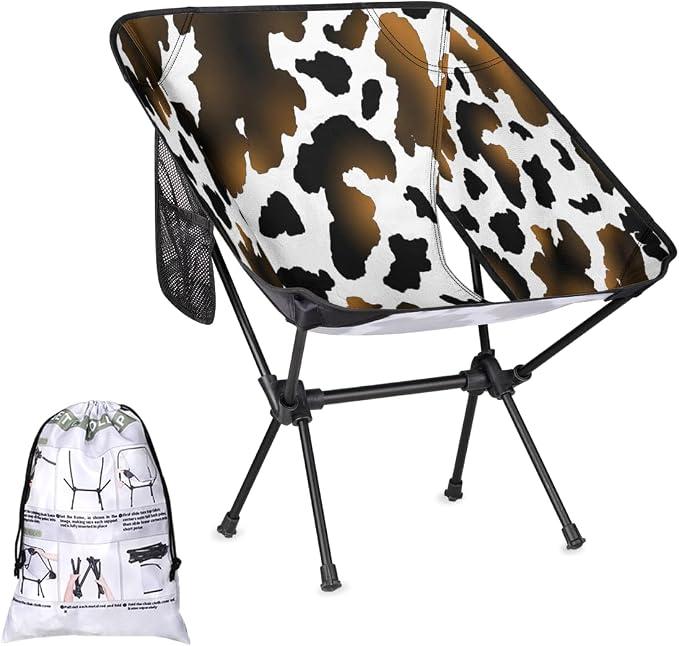 Animal Cow Pattern Print Black