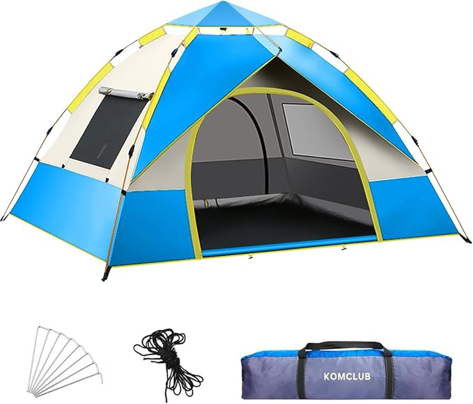Blue with doors and windows 3-4person