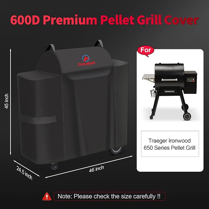 Black - Fit Traeger Ironwood 650 Series