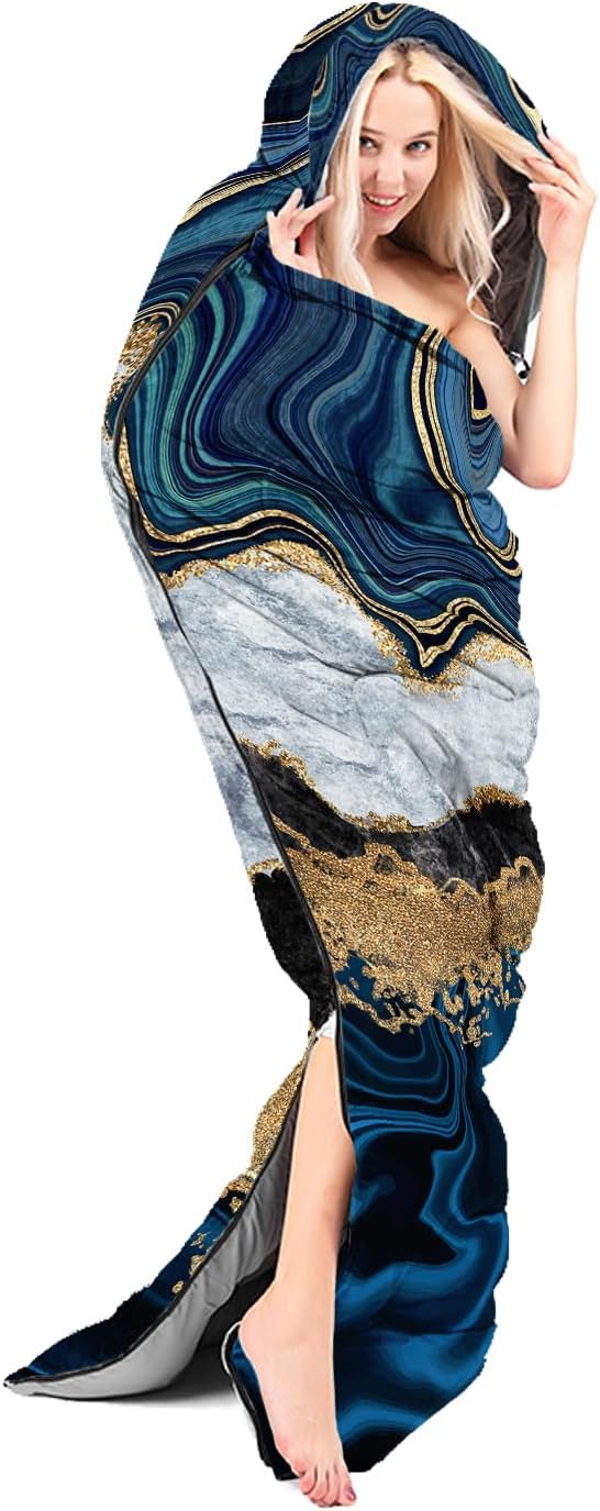 Blue Gold Marble