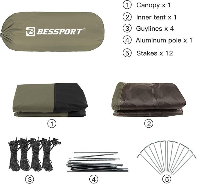 2 Person-Military green