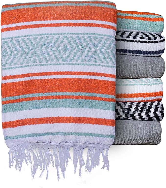 Orange/Teal/White