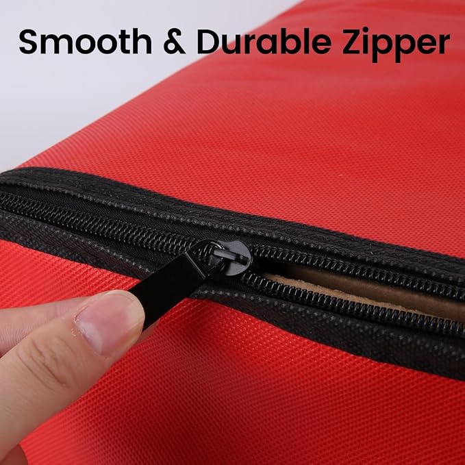 Red Bag with Drink Carrier