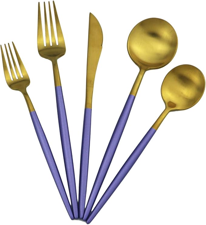 Purple Handle Gold