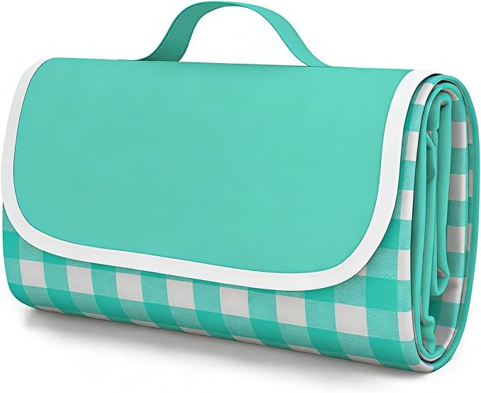 Lake Blue White Plaid