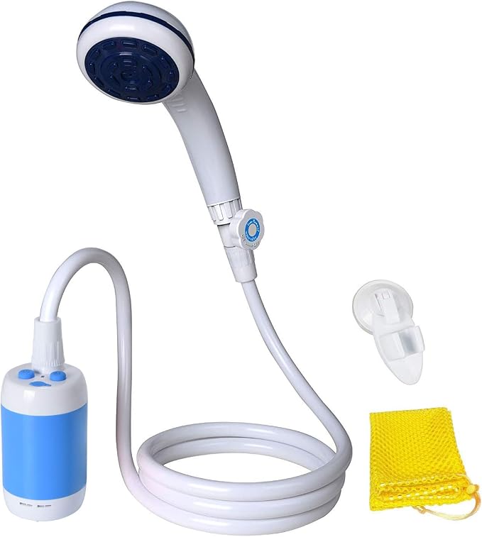 Blue Shower with Valve