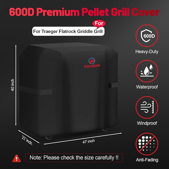 Black - Fit Traeger Flatrock